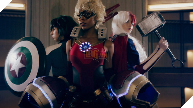 Chiêm ngưỡng bộ ảnh gợi cảm khi các nữ Cosplayer xinh đẹp hóa thân thành siêu anh hùng Avengers phong cách My Hero Academia - Ảnh 7.