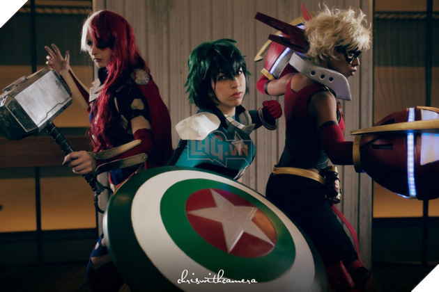 Chiêm ngưỡng bộ ảnh gợi cảm khi các nữ Cosplayer xinh đẹp hóa thân thành siêu anh hùng Avengers phong cách My Hero Academia - Ảnh 8.