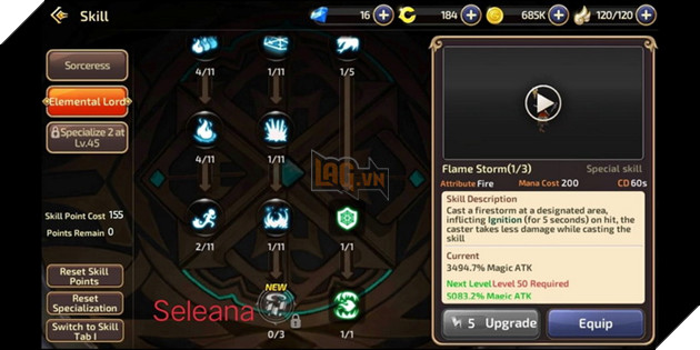 Dragon Nest Mobile: Hướng dẫn cơ bản Phù Thủy và cách nâng điểm kĩ năng đầy đủ nhất 7