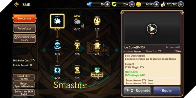 Dragon Nest Mobile: Hướng dẫn cơ bản Phù Thủy và cách nâng điểm kĩ năng đầy đủ nhất 11