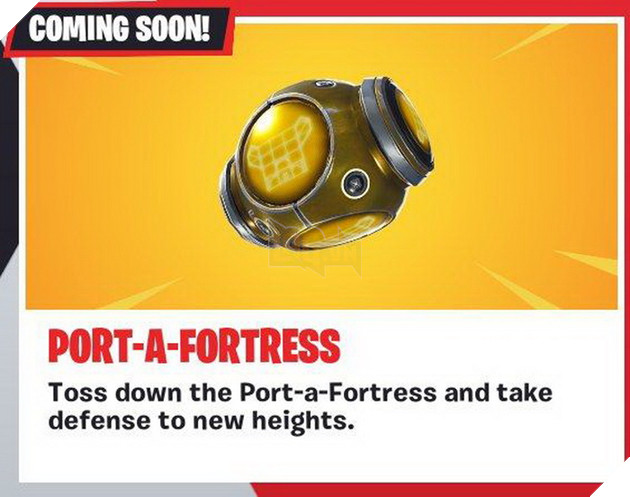 Fortnite: Port-A-Fortress - Trang bị Legendary mới chuẩn bị bắt đầu mùa 6