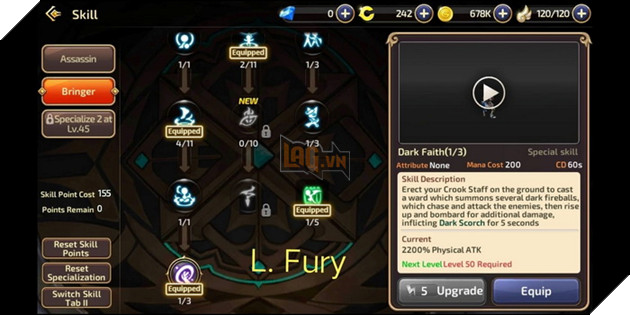 Dragon Nest Mobile: Hướng dẫn cơ bản Sát Thủ và cách nâng điểm kĩ năng đầy đủ nhất 15