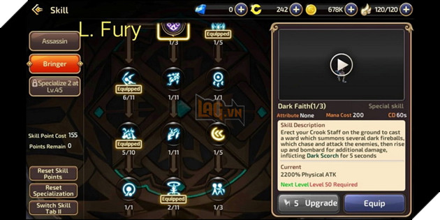 Dragon Nest Mobile: Hướng dẫn cơ bản Sát Thủ và cách nâng điểm kĩ năng đầy đủ nhất 14