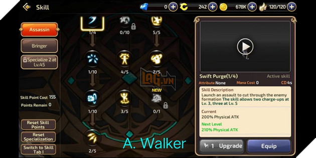 Dragon Nest Mobile: Hướng dẫn cơ bản Sát Thủ và cách nâng điểm kĩ năng đầy đủ nhất 10