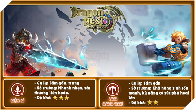 Dragon Nest Mobile: Hướng dẫn cơ bản cho Chiến Binh và cách nâng điểm kĩ năng 2