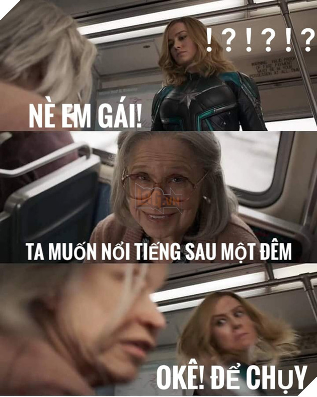 Giải thích lý do Captain Marvel đánh bà cụ thân thiện trong trailer và loạt ảnh chế về meme hot nhất đêm qua - Ảnh 7.