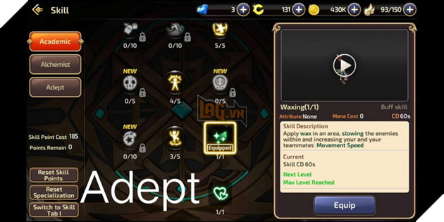 Dragon Nest Mobile: Hướng dẫn cơ bản Học Giả và cách nâng điểm kĩ năng đầy đủ nhất 11