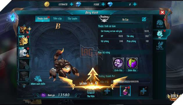 Bấn loạn vì dàn Pet “siêu cute” trong MU Strongest  4