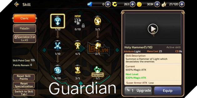 Dragon Nest Mobile: Hướng dẫn cách nâng điểm kĩ năng cho tất cả các class chi tiết nhất 42