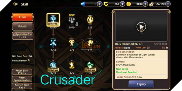 Dragon Nest Mobile: Hướng dẫn cách nâng điểm kĩ năng cho tất cả các class chi tiết nhất 39