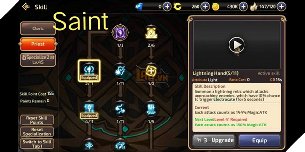 Dragon Nest Mobile: Hướng dẫn cách nâng điểm kĩ năng cho tất cả các class chi tiết nhất 49