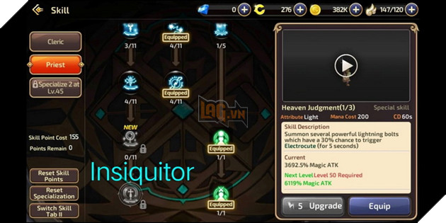 Dragon Nest Mobile: Hướng dẫn cách nâng điểm kĩ năng cho tất cả các class chi tiết nhất 47