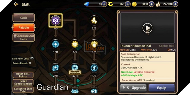 Dragon Nest Mobile: Hướng dẫn cách nâng điểm kĩ năng cho tất cả các class chi tiết nhất 43