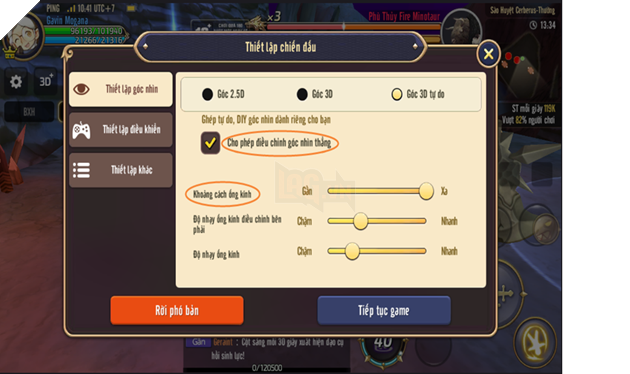 Dragon Nest M - Hướng dẫn cách chỉnh góc nhìn trong game sao cho thuận tiện nhất 7