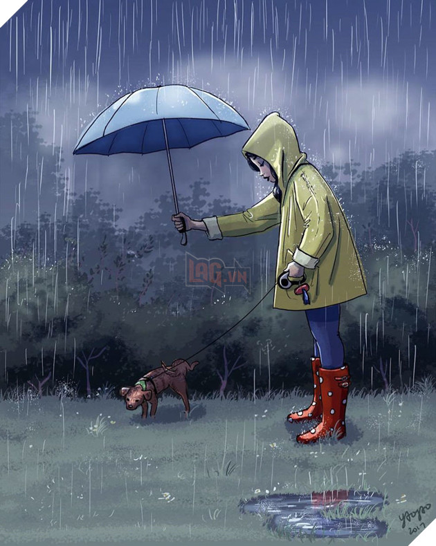 Bo tranh co cun con lam ban thi doc than cung chang sao hinh anh 10