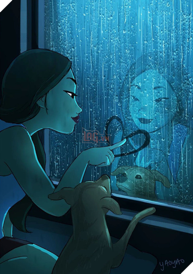 Bo tranh co cun con lam ban thi doc than cung chang sao hinh anh 8