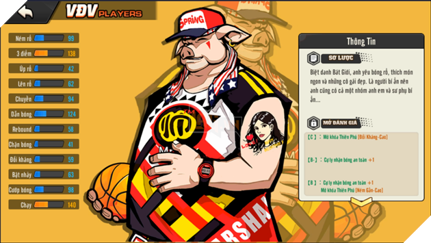 Bóng Rổ Mobi: Dunkers phát cuồng với cầu thủ mới Guile, Sansa, Anne, Bát Giới 5