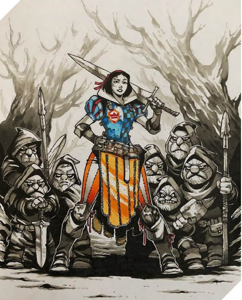 Khi những nàng công chúa Disney duyên dáng biến thân thành những chiến binh dũng mãnh sẽ như thế nào? - Ảnh 5.