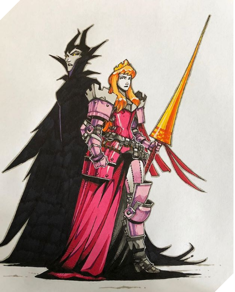 Khi những nàng công chúa Disney duyên dáng biến thân thành những chiến binh dũng mãnh sẽ như thế nào? - Ảnh 10.