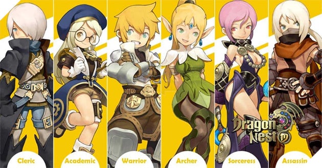 Dragon Nest Mobile: Hướng dẫn chọn class và nghề mạnh nhất theo từng vai trò nâng cao