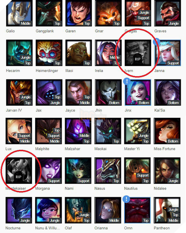 Liên Minh Huyền Thoại: Iven và Mordekaiser bất ngờ bị “bay màu” trên một trang web nổi tiếng thế giới 2