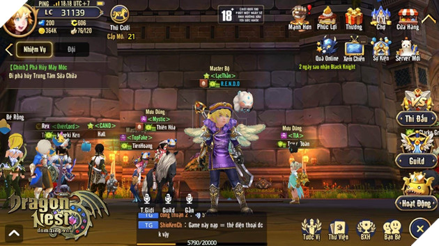 LAGVN - Dragon Nest Mobile tưng bừng tặng Giftcode siêu khủng mừng game ra mắt 5