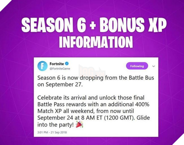 Fortnite: Chi tiết bản cập nhật v6.00 và thời gian Mùa 6 bắt đầu 2