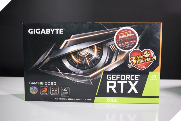 Trên tay nhanh Gigabyte RTX 2080 Gaming OC 8GB - Chiếc RTX 2080 rẻ nhất giá chỉ 26 củ  2