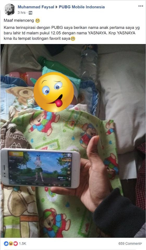 KhÃ´ng nhá»n ÄÆ°á»£c cÆ°á»i vá»i game thá»§ PUBG Mobile Äáº·t tÃªn con Äáº§u lÃ²ng theo tÃªn Äiá»m loot Äá» trong game