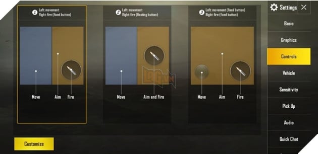 PUBG Mobile - hướng dẫn cách tùy chỉnh nút điều khiên sao cho dễ điều khiển nhất 2