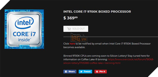 CPU hàng khủng của Intel là i9-9900K và i7-9700K đã lộ giá: Không quá đắt đỏ - Ảnh 3.