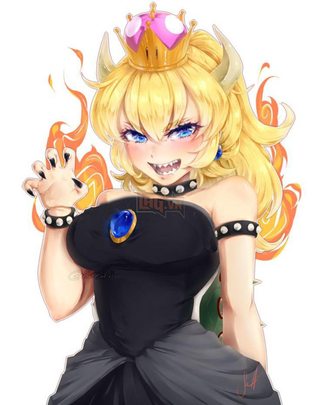 Chiêm ngưỡng những bức hình đáng yêu nhất về Bowsette - nàng công chúa ngược đời nhất của Mario - Ảnh 3.