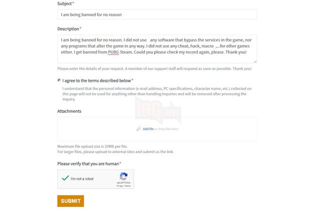 PUBG: Huong dan cach lay lai acc PUBG Steam khi bi ban nham 6 PUBG: Hướng dẫn cách lấy lại acc PUBG Steam khi bị ban nhầm 6