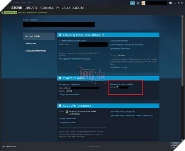 Huong dan giu tai khoan Steam khi chuyen so dien thoai tu 11 ve 10 so 4 Hướng dẫn giữ tài khoản Steam khi chuyển số điện thoại từ 11 về 10 số 4