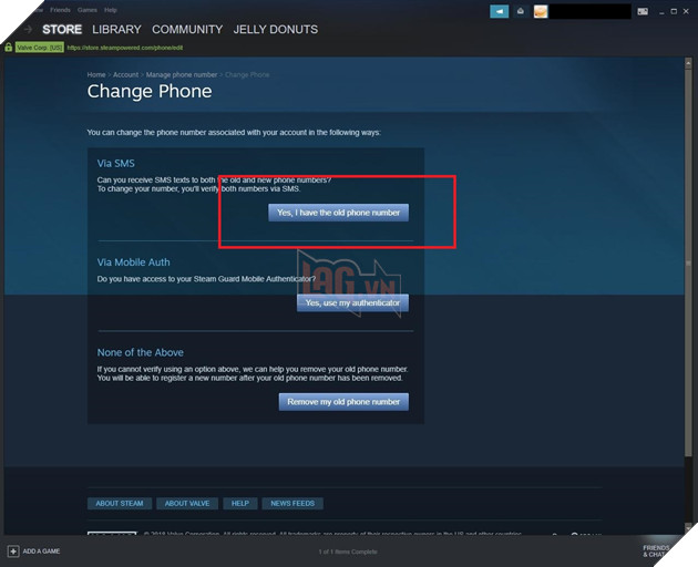 Huong dan giu tai khoan Steam khi chuyen so dien thoai tu 11 ve 10 so 6 Hướng dẫn giữ tài khoản Steam khi chuyển số điện thoại từ 11 về 10 số 6