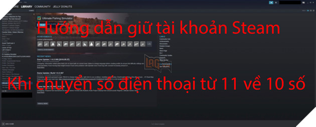 Huong dan giu tai khoan Steam khi chuyen so dien thoai tu 11 ve 10 so Hướng dẫn giữ tài khoản Steam khi chuyển số điện thoại từ 11 về 10 số