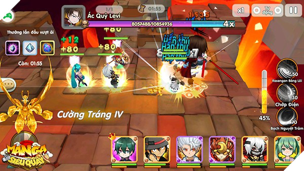 Manga Sieu Quay: Huong dan xay dung doi hinh sat thuong phep co ban cho tan thu 3 Manga Siêu Quậy: Hướng dẫn xây dựng đội hình sát thương phép cơ bản cho tân thủ 3
