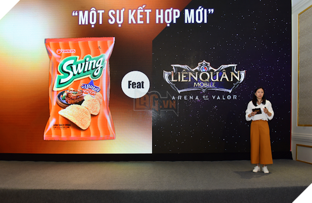 Su kien cong bo goi tai tro chinh thuc Swing Phantom 2 Khi thương hiệu bánh snack Swing kết hợp cùng Liên Quân Mobile