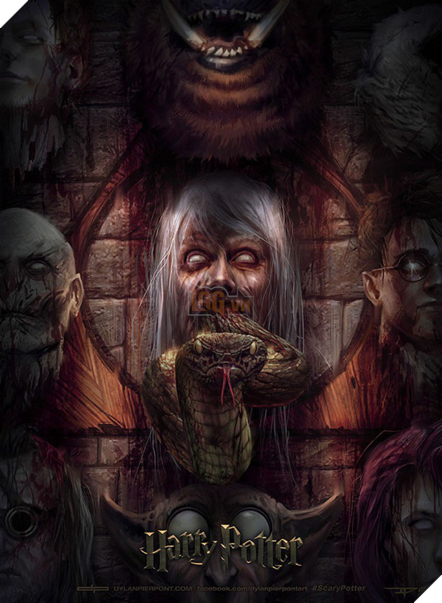 Ngắm tạo hình Harry Potter được làm theo phong cách phim kinh dị - Ảnh 7.