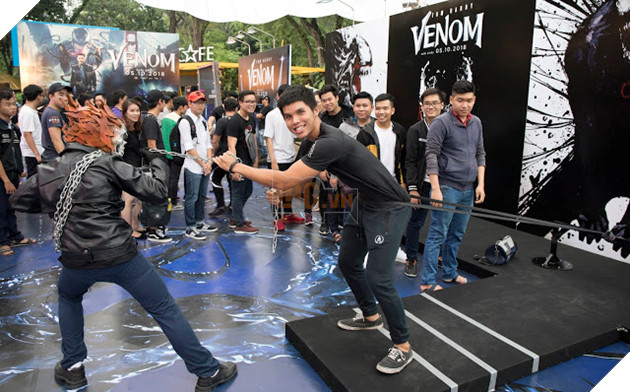 Ly Hai Minh Ha, Zero 9 cung hang loat sao Viet tham gia chao don Venom den Viet Nam 17 Lý Hải Minh Hà, Zero 9 cùng hàng loạt sao Việt tham gia chào đón Venom đến Việt Nam 17
