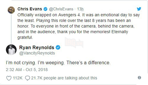 Cộng đồng mạng đồng loạt gửi lời tri ân khi nghe tin Chris Evans không đóng vai Captain America nữa - Ảnh 1. Cộng đồng mạng đồng loạt gửi lời tri ân khi nghe tin Chris Evans không đóng vai Captain America nữa - Ảnh 1.