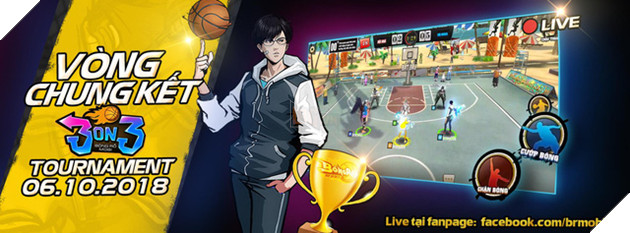Bong Ro Mobi: Dung bo lo tran chung ket hap dan 3on3 Tournament vao luc 19h ngay 6/10 Bóng Rổ Mobi: Đừng bỏ lỡ trận chung kết hấp dẫn 3on3 Tournament vào lúc 19h ngày 6/10