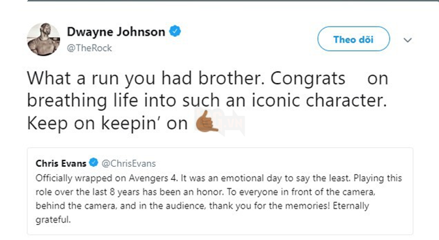 Cộng đồng mạng đồng loạt gửi lời tri ân khi nghe tin Chris Evans không đóng vai Captain America nữa - Ảnh 2. Cộng đồng mạng đồng loạt gửi lời tri ân khi nghe tin Chris Evans không đóng vai Captain America nữa - Ảnh 2.