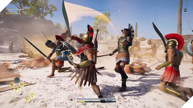 Bất ngờ! Assassins Creed Odyssey cũng có chế độ PUBG - Ảnh 1. Bất ngờ! Assassins Creed Odyssey cũng có chế độ PUBG - Ảnh 1.