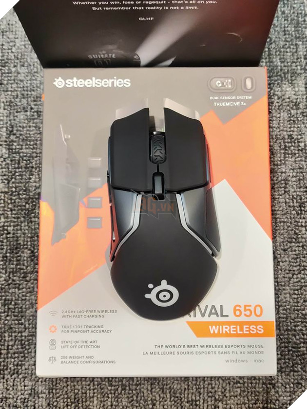 Tren tay nhanh Steelseries Rival 650 Wireless: Phien ban nang cap khong day cua Rival 600 6 Trên tay nhanh Steelseries Rival 650 Wireless: Phiên bản nâng cấp không dây của Rival 600 6