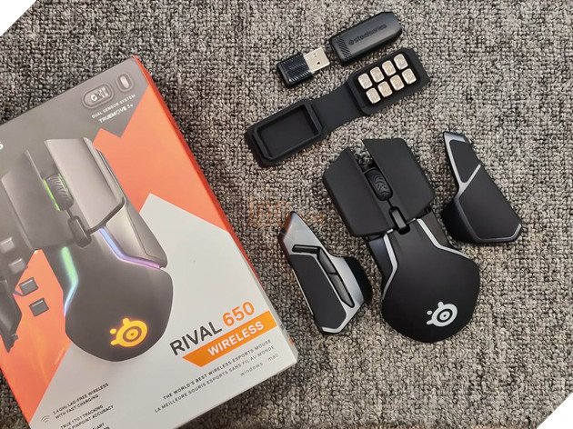 Tren tay nhanh Steelseries Rival 650 Wireless: Phien ban nang cap khong day cua Rival 600 Trên tay nhanh Steelseries Rival 650 Wireless: Phiên bản nâng cấp không dây của Rival 600