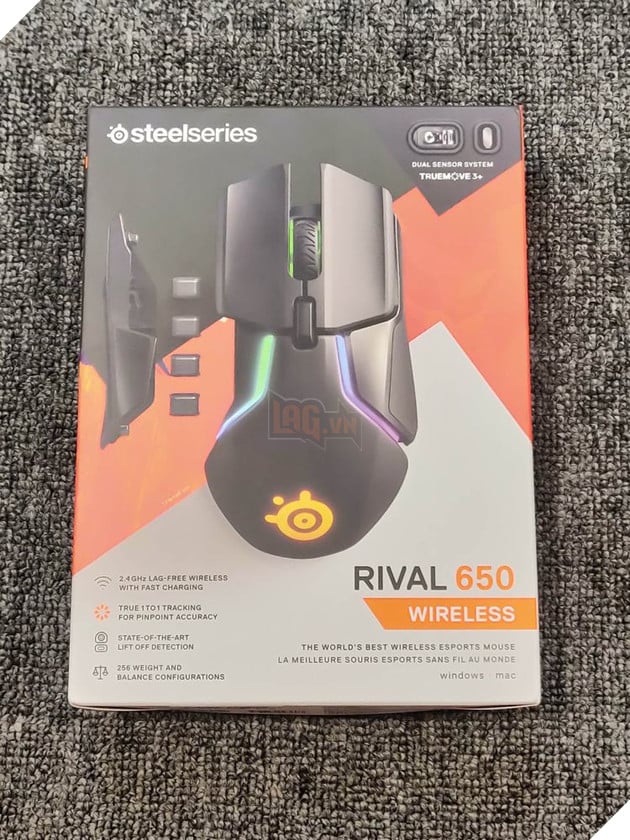 Tren tay nhanh Steelseries Rival 650 Wireless: Phien ban nang cap khong day cua Rival 600 2 Trên tay nhanh Steelseries Rival 650 Wireless: Phiên bản nâng cấp không dây của Rival 600 2