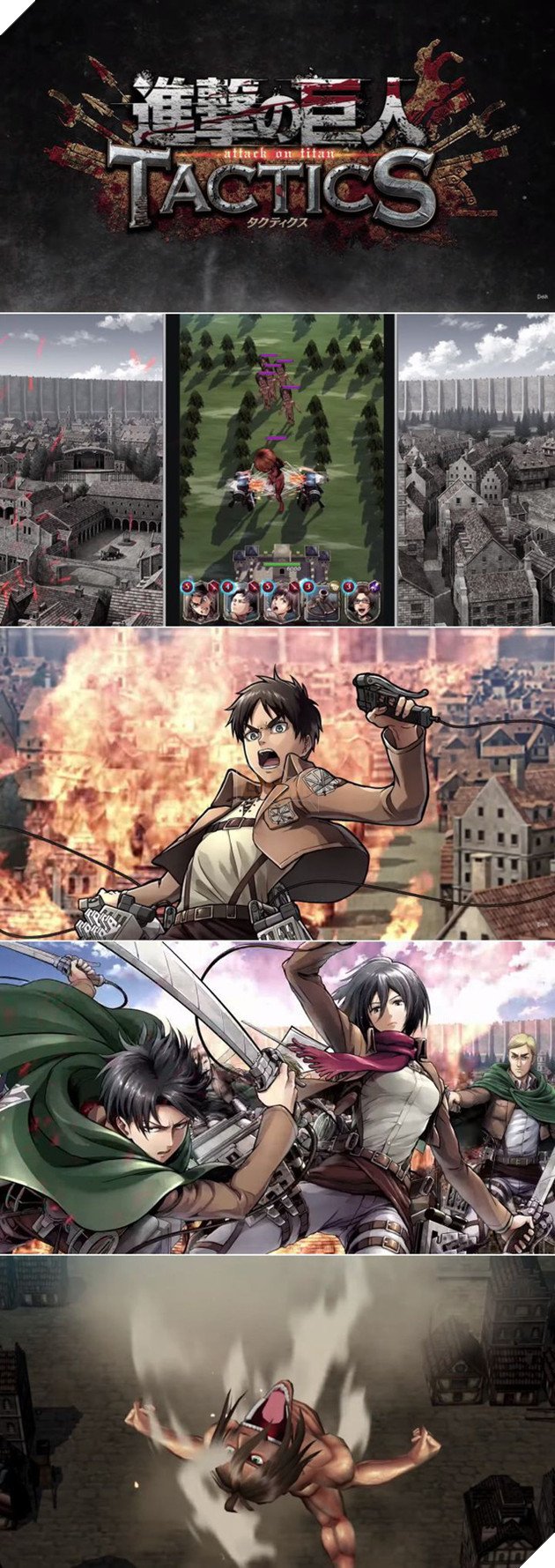 Game chiến thuật thẻ bài Attack on Titan Tactics sắp ra mắt ở Nhật - Ảnh 2. Game chiến thuật thẻ bài Attack on Titan Tactics sắp ra mắt ở Nhật - Ảnh 2.