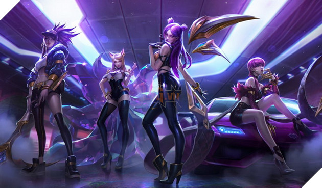 LMHT chinh thuc ra mat Bo Tu skin K/DA Ahri, Akali, Evelyn va Kai'sa dam chat Kpop LMHT chính thức ra mắt Bộ Tứ skin K/DA Ahri, Akali, Evelyn và Kai'sa đậm chất Kpop