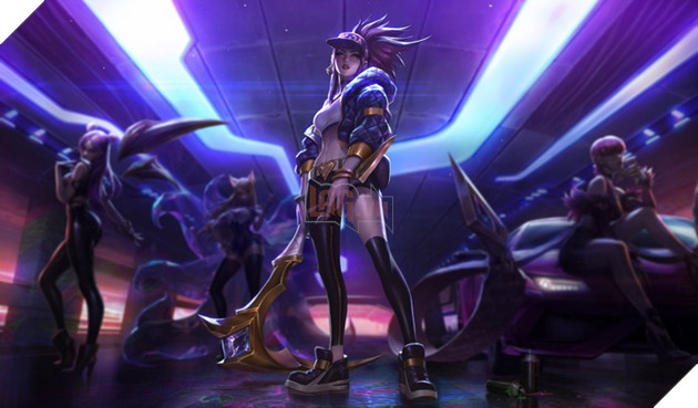LMHT chinh thuc ra mat Bo Tu skin K/DA Ahri, Akali, Evelyn va Kai'sa dam chat Kpop 3 LMHT chính thức ra mắt Bộ Tứ skin K/DA Ahri, Akali, Evelyn và Kai'sa đậm chất Kpop 3